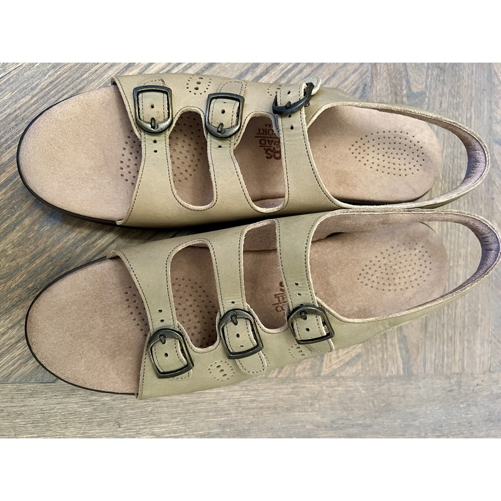 SAS Beige San Antonio Shoes Sandals 11N